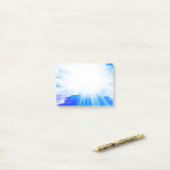 Nothin' sondern Blue Sky Post-it Klebezettel (Auf Schreibtisch)