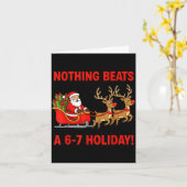 Nothing Beats A 6-7 Holiday Christmas Brain Rot Gr Karte (Gelbe Blume)