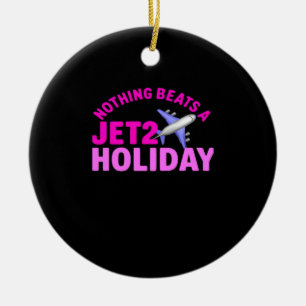 Nothing Beats A Jet2 Holiday Meme Sloth Keramik Ornament