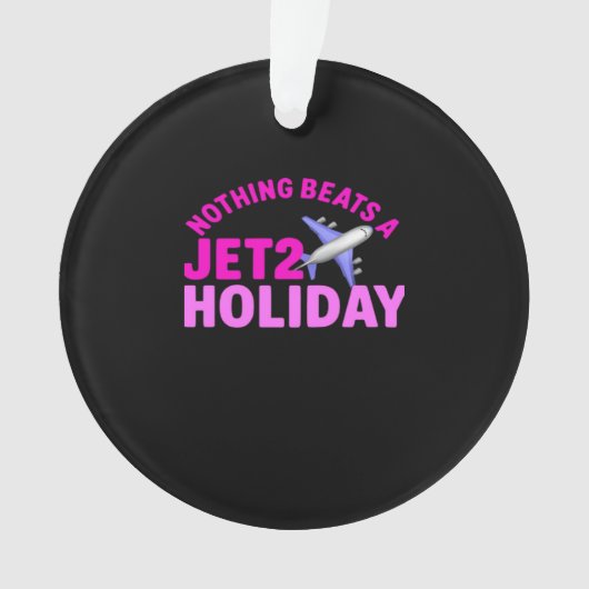 Nothing Beats A Jet2 Holiday Meme Sloth Ornament (Vorderseite)