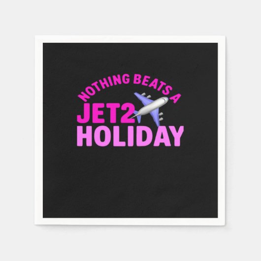 Nothing Beats A Jet2 Holiday Meme Sloth Serviette (Vorderseite)