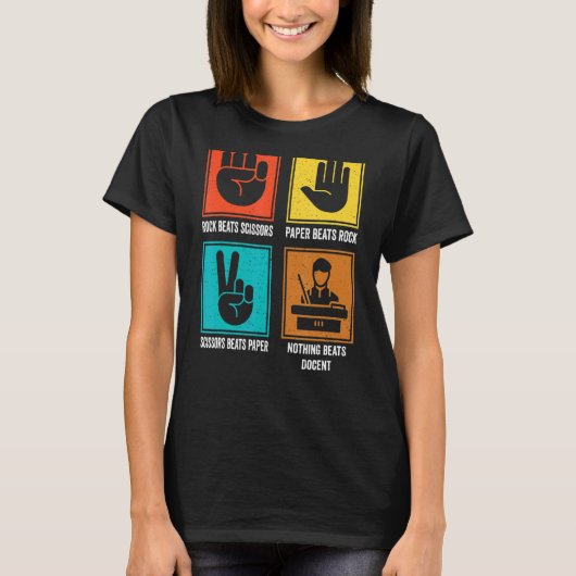Nothing Beats Docent Cool Lecturer Professor Insta T-Shirt (Vorderseite)