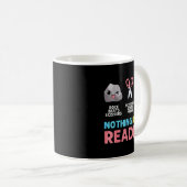 Nothing Beats Reading Funny Rock Paper Scissors Kaffeetasse (VorderseiteRechts)
