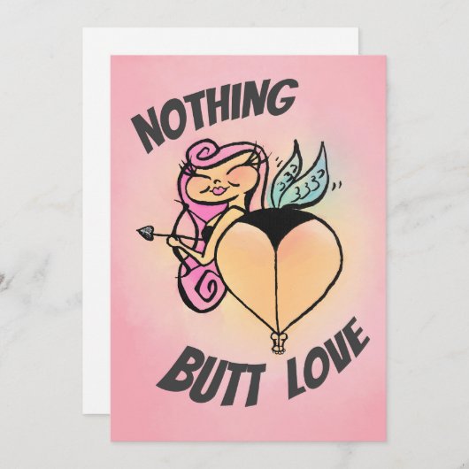 Nothing Butt Love Feiertagskarte (Vorne/Hinten)