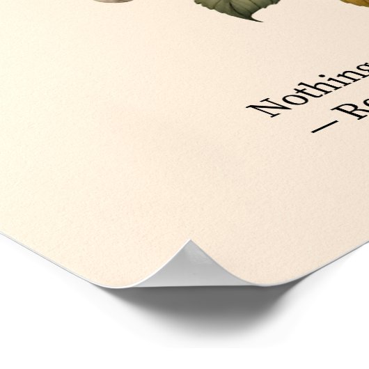 Nothing can separate us from God's love wall art Poster (Ecke)