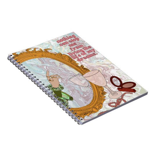 NOTHING CAN STOP ME... NOTEBOOK NOTIZBLOCK (Rechte Seite)