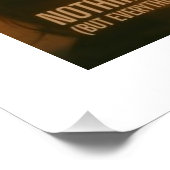 Nothing Changed - Poster (Ecke)