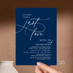 Nothing Fancy, Just Love, Romantic Wedding Dinner Einladung<br><div class="desc">Celebrate your love story with this elegant minimalist wedding invitation, designed with a refined sans font paired with delicate romantic elegant handwritten script. Perfect for couples who love modern romance, soft neutrals, and timeless typography, "Nothing Fancy, Just Love". Perfect for couples extending their joyous occasion, this invitation exudes sophistication with...</div>
