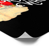 Nothing For You Whorre Funny Santa Claus Christmas Poster (Ecke)