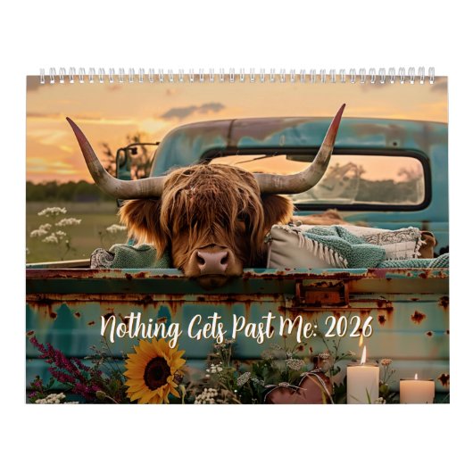 Nothing Gets Past Me 2026  Kalender (Titelbild)