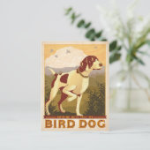 Nothing Gets Past My Bird Dog Postkarte (Stehend Vorderseite)