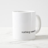 Nothing Needs Fixing – Minimal Support Coffee Jumbo-Tasse (Vorderseite Rechts)