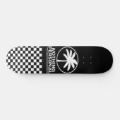 Nothing Personal Checker Dipped Skateboard (Horizontal)