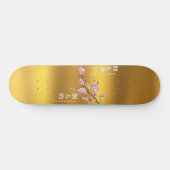 Nothing Personal - Cherry Blossom Gold Edition Skateboard (Horizontal)