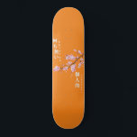 Nothing Personal - Cherry Blossom Skateboard<br><div class="desc">Dieses Design verfügt über einen Kirschblütenzweig mit den Worten "Nothing Personal" sowohl im englischen als auch im japanischen Text.</div>