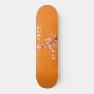 Nothing Personal - Cherry Blossom Skateboard
