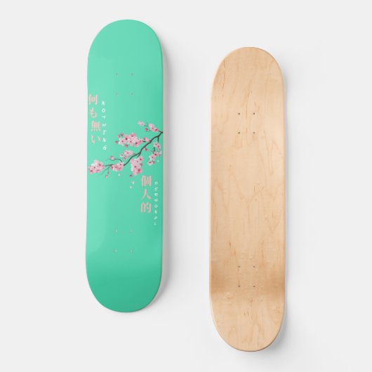 Nothing Personal - Cherry Blossom Skateboard (Vorderseite)