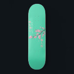 Nothing Personal - Cherry Blossom Skateboard<br><div class="desc">Dieses Design verfügt über einen Kirschblütenzweig mit den Worten "Nothing Personal" sowohl im englischen als auch im japanischen Text.</div>