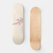 Nothing Personal - Cherry Blossom Skateboard (Vorderseite)
