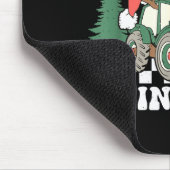 Nothing Runs Like A Reindeer Funny Christmas Famil Mousepad (Ecke)