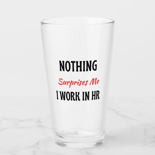 Nothing Überraschungen Glas (Vorderseite)