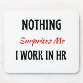 Nothing Überraschungen Mousepad (Vorne)