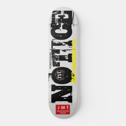 NOTICE PRO SKATEBOARDS /JMT USA (Vorderseite)