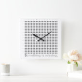 NOTICE QUADRATISCHE WANDUHR (Zuhause)