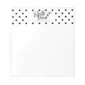 Notieren Notizblock (Vorderseite)