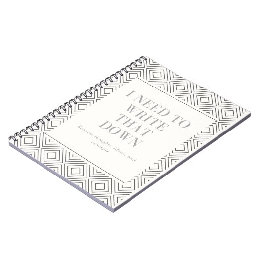 Notieren Sie Ihr Notebook Notizblock (Linke Seite)