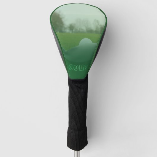 Notieren Sie sich auf der grünen Seite: Benutzerde Golf Headcover (Vorderseite)