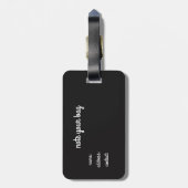 Notieren Sie sich Ihr Gepäckstück für Musical Pian Gepäckanhänger (Rückseite vertikal)