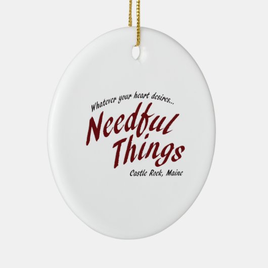 Nötige Sachen Keramik Ornament (Rechts)