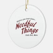 Nötige Sachen Keramik Ornament (Links)