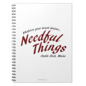 Nötige Sachen Notizblock (Vorderseite)