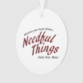 Nötige Sachen Ornament (Vorderseite)