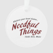 Nötige Sachen Ornament (Vorderseite)