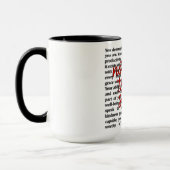 Notiz an mich selbst tasse (Links)