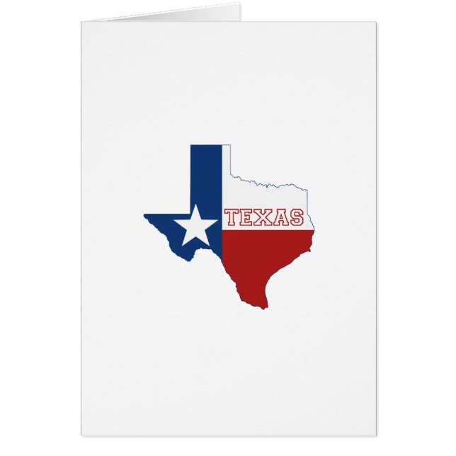 Notiz für Texas Shaped State Flag (Vorne)