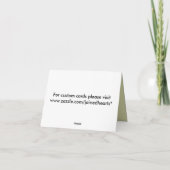 Notiz-Karte für Töpferdesigns Karte (Rückseite)