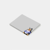 Notiz Post-it-Notizen, Sonnenblumen Pinguin Floral (angewinkelt)