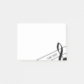 Notiz Treble Clef Post-It-Notizen (Vorderseite)
