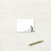 Notiz Treble Clef Post-It-Notizen (Auf Schreibtisch)