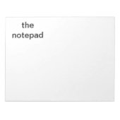 Notizblock (Vorderseite)