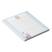 Notizblock an der Küste (angewinkelt)