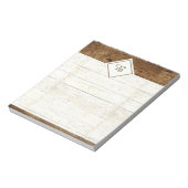 Notizblock aus weißem Holz (Rotiert)