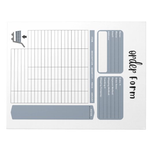 Notizblock bestellen (Vorderseite)