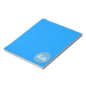 Notizblock | Blau (Rotiert)