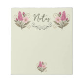 Notizblock Delicate Flower Notepad (Vorderseite)