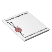 Notizblock des Knitters - Dinge, die ich tun sollt (angewinkelt)